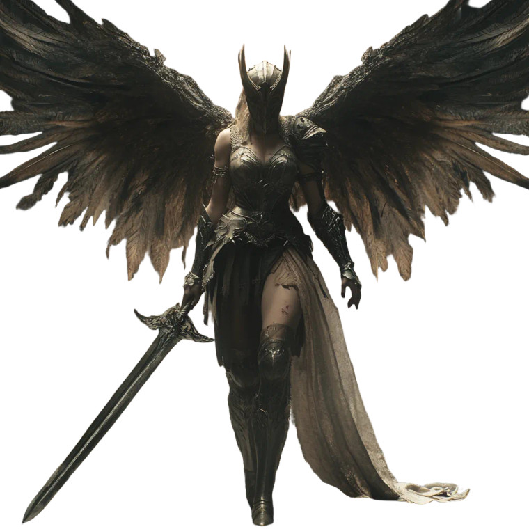 Valkyrie Warrior Vinyl Car Decal Sticker – Waterproof & UV-Resistant 8"