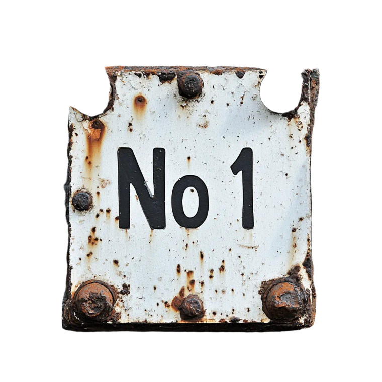 Industrial Metal Plates Vinyl Car Decal Sticker – Waterproof & UV-Resistant 8"