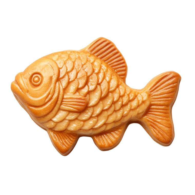 Taiyaki Bread V2 Vinyl Car Decal Sticker – Waterproof & UV-Resistant 8"