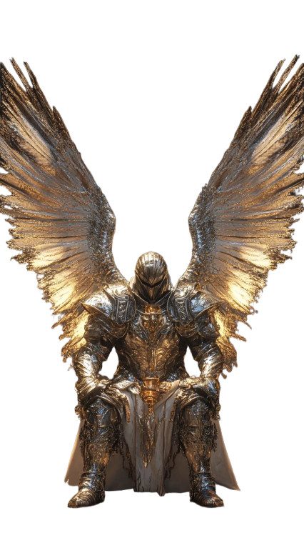 Archangel Selaphiel Vinyl Car Decal Sticker – Waterproof & UV-Resistant 8"