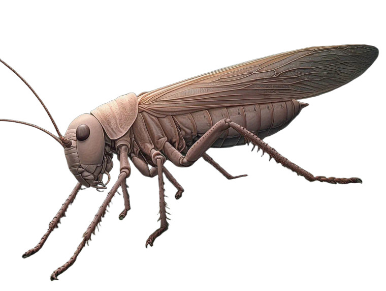 Mole Cricket Macro Vinyl Car Decal Sticker – Waterproof & UV-Resistant 8"