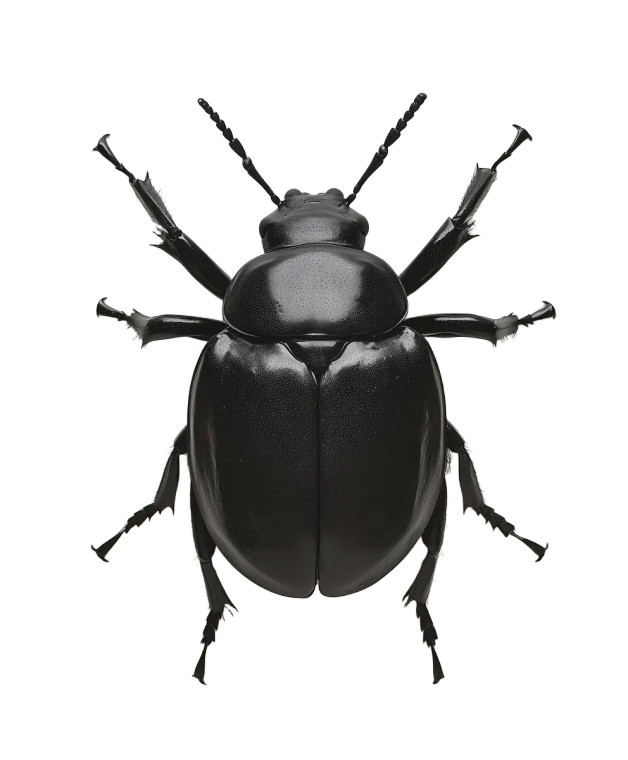 Black Bug Vinyl Car Decal Sticker – Waterproof & UV-Resistant 8"