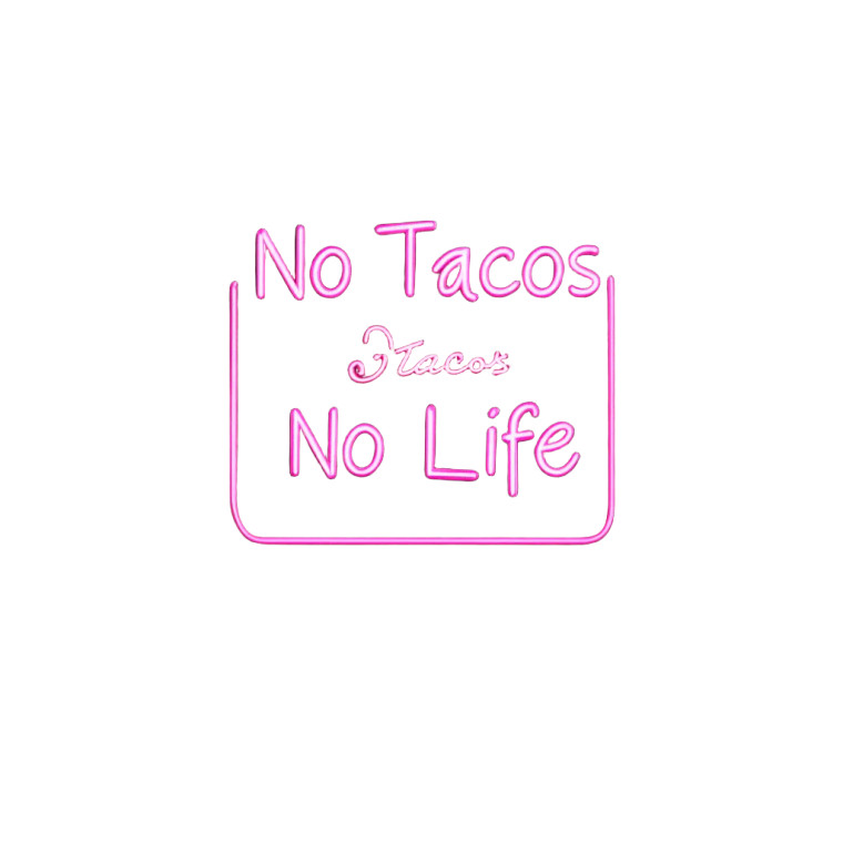 No Tacos No Life Vinyl Car Decal Sticker – Waterproof & UV-Resistant 8"