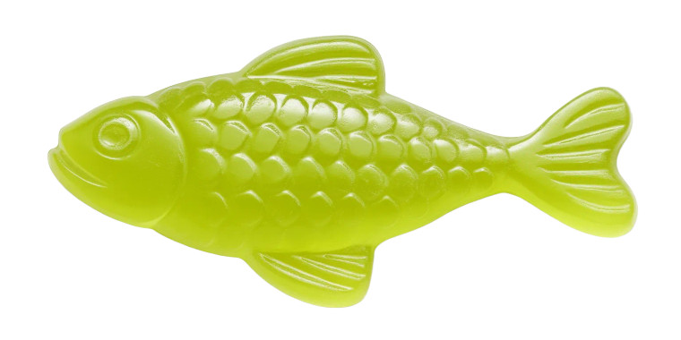 Green Swedish Fish Vinyl Car Decal Sticker – Waterproof & UV-Resistant 8"