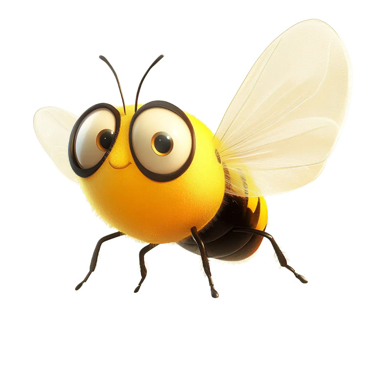 Pixar Yellow Fly Vinyl Car Decal Sticker – Waterproof & UV-Resistant 8"