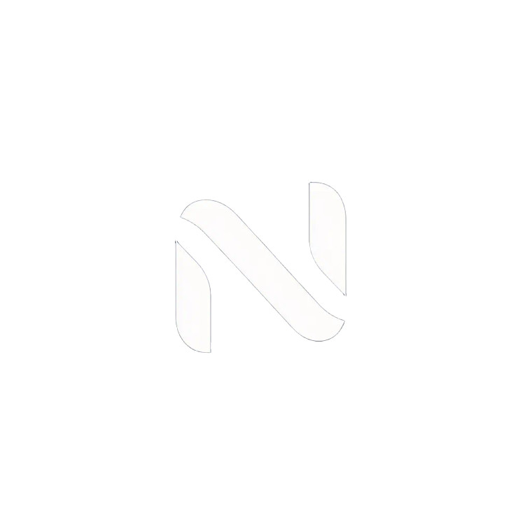 Minimalist N Logo V5 Vinyl Car Decal Sticker – Waterproof & UV-Resistant 8"