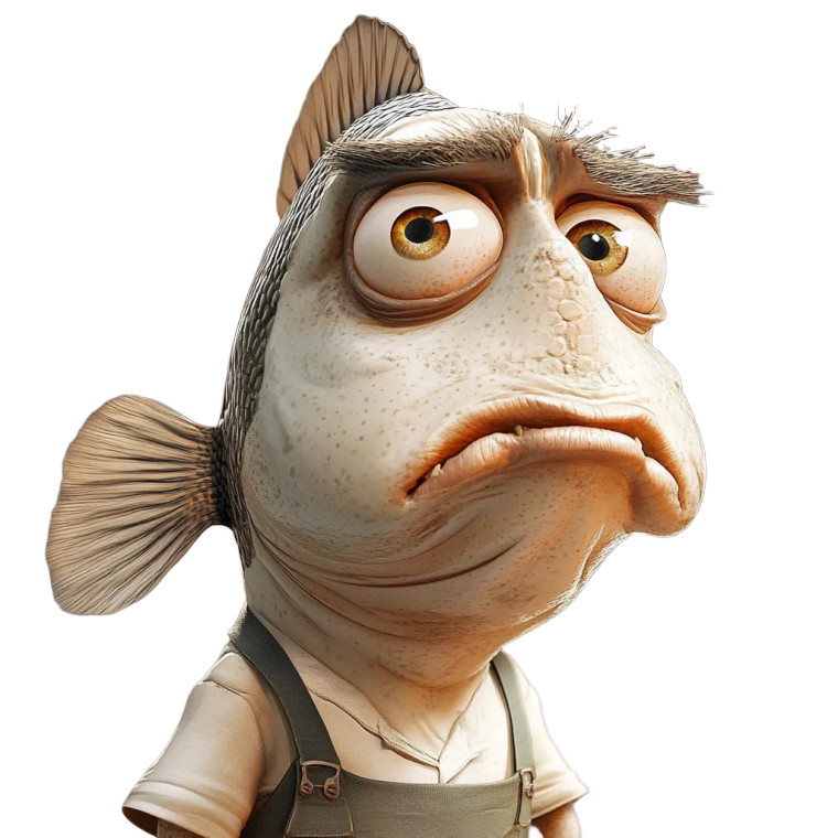 Suspicious Cartoon Cod Vinyl Car Decal Sticker – Waterproof & UV-Resistant 8" Suspicious Cartoon Cod Vinyl Car Decal Sticker – Waterproof & UV-Resistant 8"