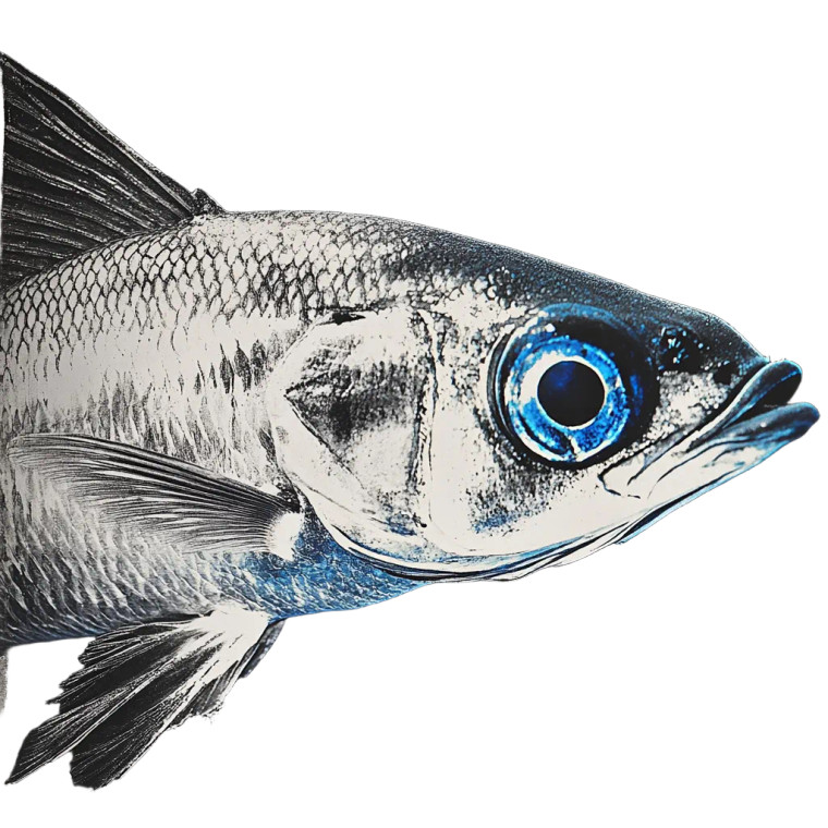 Painted Vintage Fish Vinyl Car Decal Sticker – Waterproof & UV-Resistant 8"