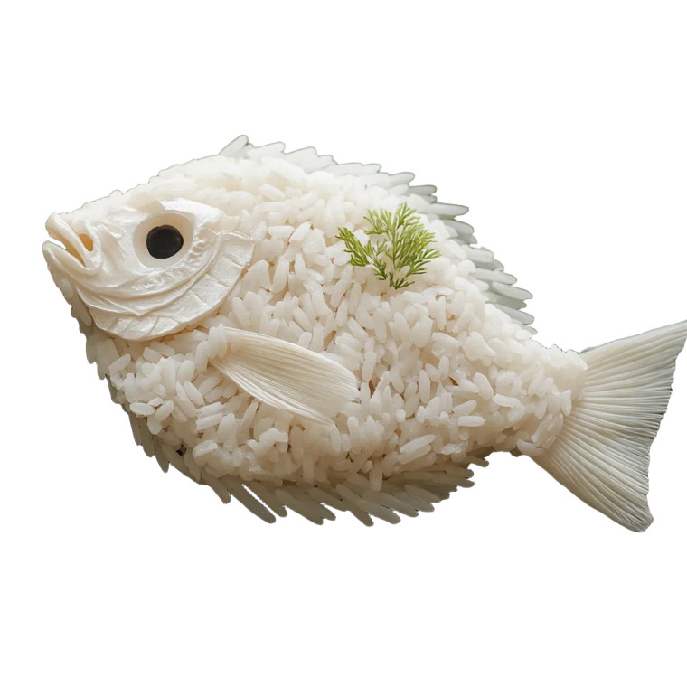 Rice Sea Bream Vinyl Car Decal Sticker – Waterproof & UV-Resistant 8"