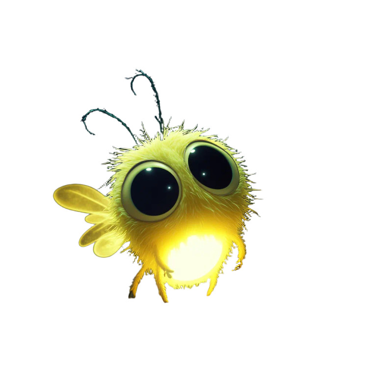 Glowing Cave Firefly Vinyl Car Decal Sticker – Waterproof & UV-Resistant 8"