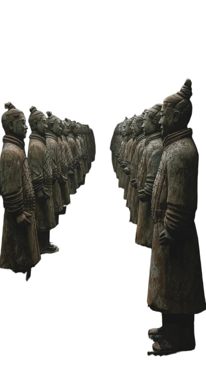 Magical Terracotta Warriors Vinyl Car Decal Sticker – Waterproof & UV-Resistant 8"