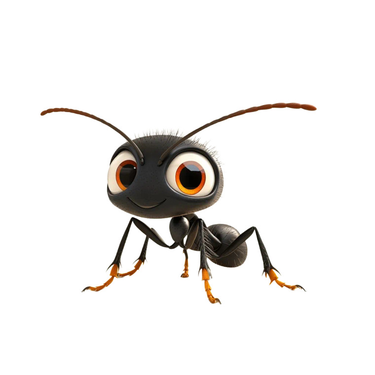 Cute Pixar Ant V3 Vinyl Car Decal Sticker – Waterproof & UV-Resistant 8"