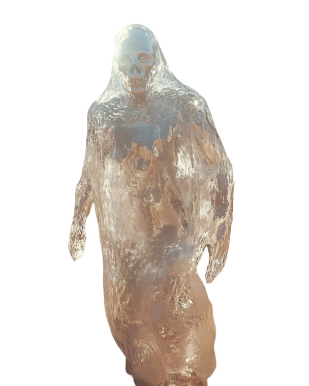 Ice Ghosts Desert Vinyl Car Decal Sticker – Waterproof & UV-Resistant 8"