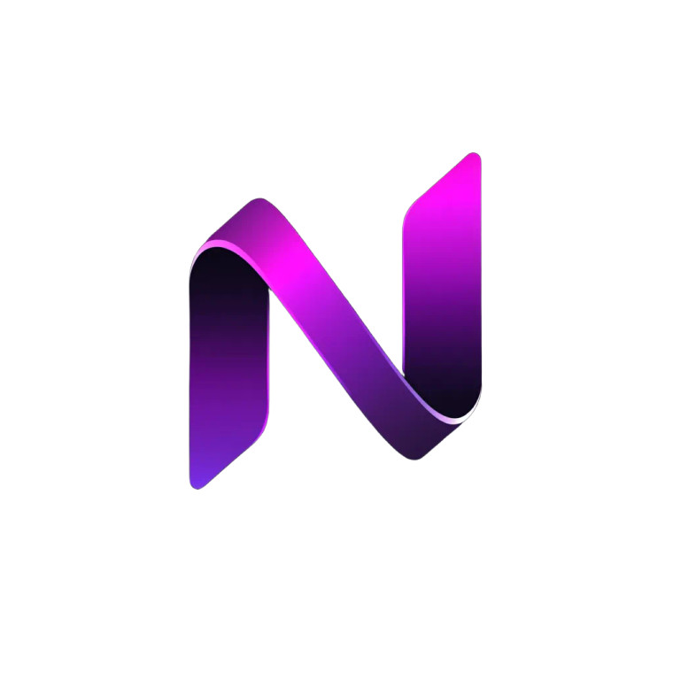 N Tech Logo V2 Vinyl Car Decal Sticker – Waterproof & UV-Resistant 8"