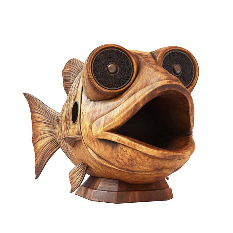 Talking Fish Plaque Vinyl Car Decal Sticker – Waterproof & UV-Resistant 8"