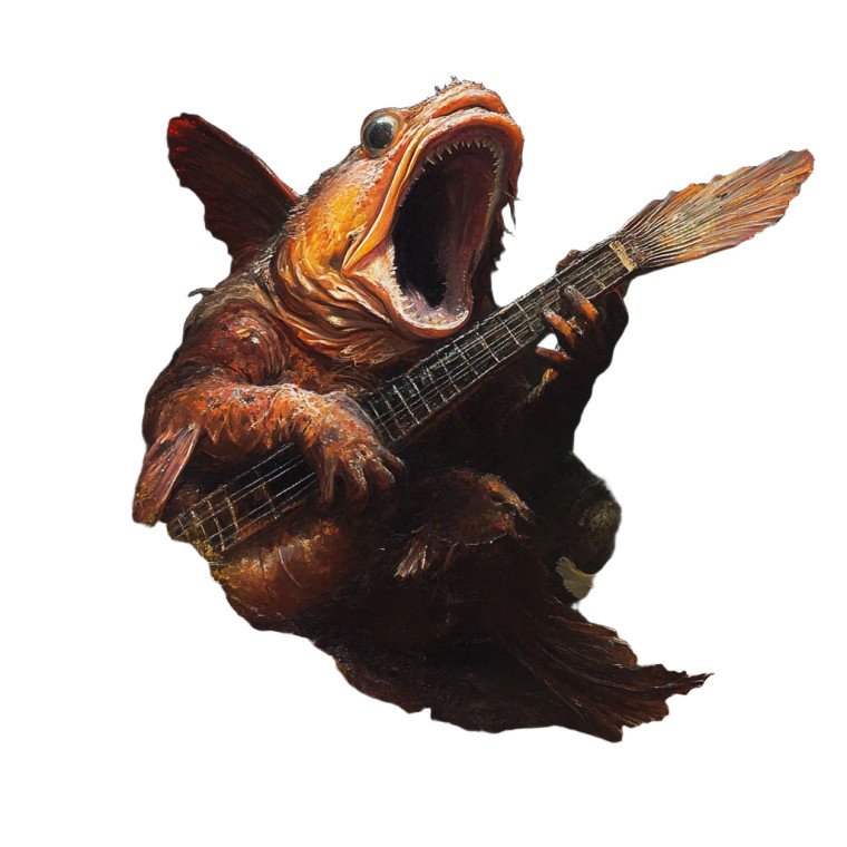 Fishman Vinyl Car Decal Sticker – Waterproof & UV-Resistant 8"