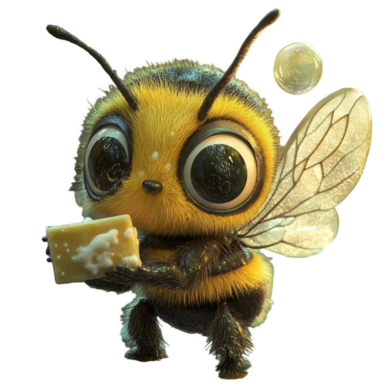 Cartoon Bumble Bee V2 Vinyl Car Decal Sticker – Waterproof & UV-Resistant 8"