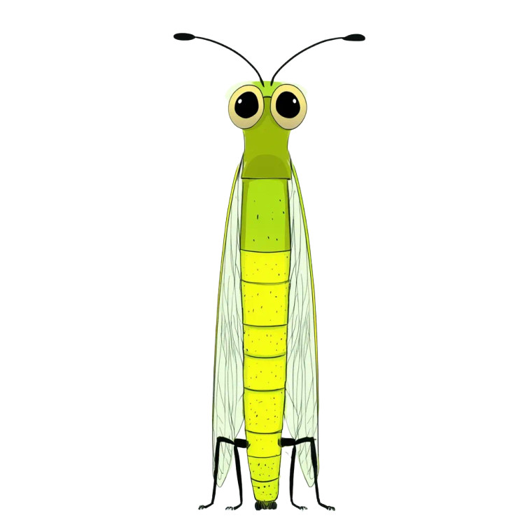 Glowing Firefly Larva Vinyl Car Decal Sticker – Waterproof & UV-Resistant 8"