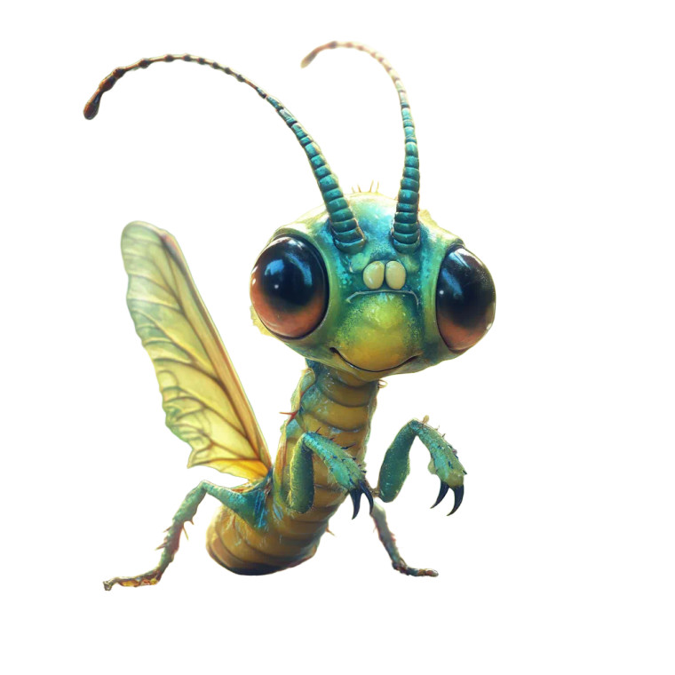 Mantis Larva Pokemon Vinyl Car Decal Sticker – Waterproof & UV-Resistant 8"