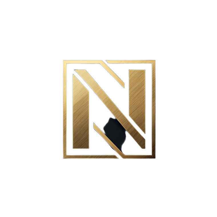 Financial N Logo Vinyl Car Decal Sticker – Waterproof & UV-Resistant 8"