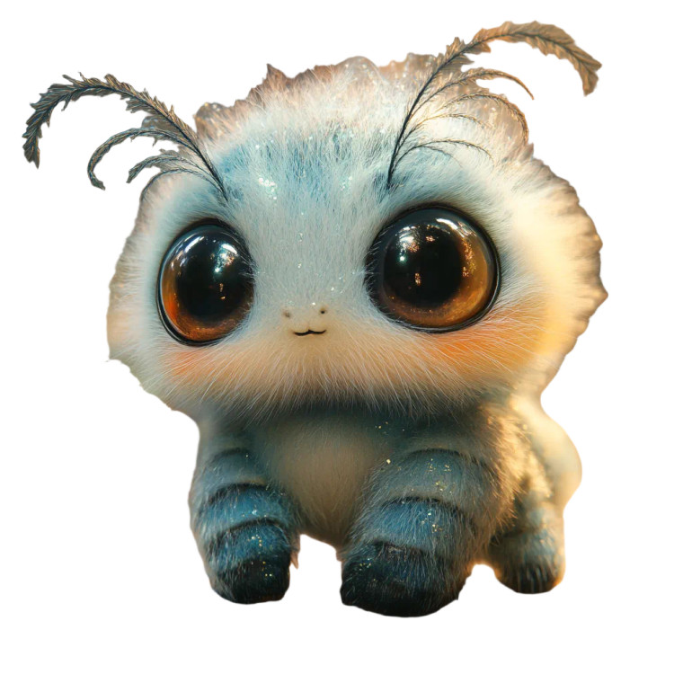 Cute Baby Caterpillar Vinyl Car Decal Sticker – Waterproof & UV-Resistant 8"