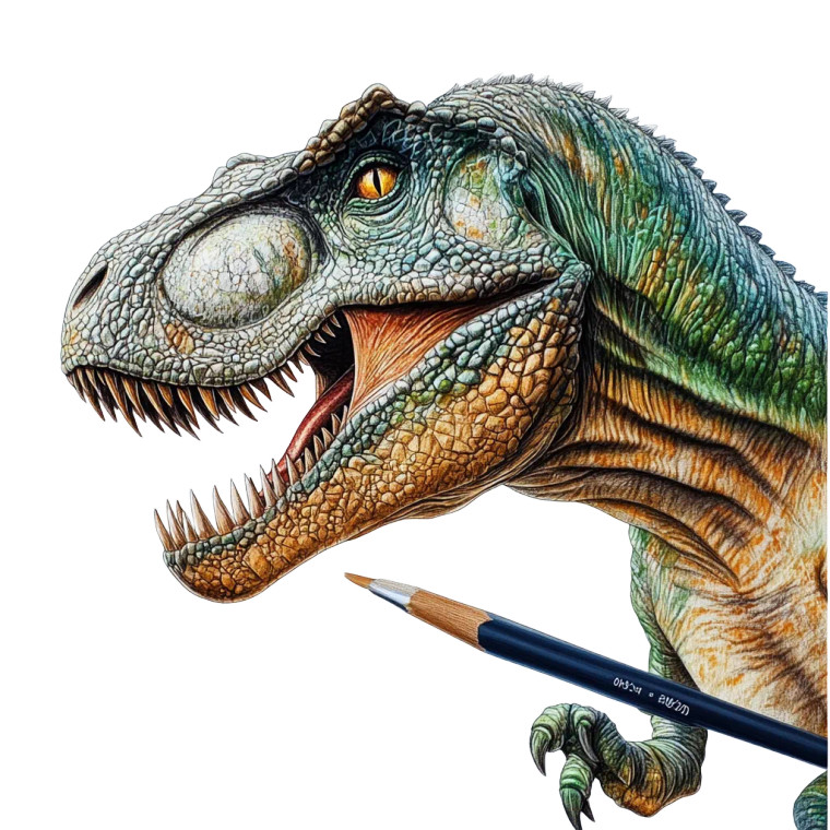 Tyrannosaurus Rex Head Vinyl Car Decal Sticker – Waterproof & UV-Resistant 8"