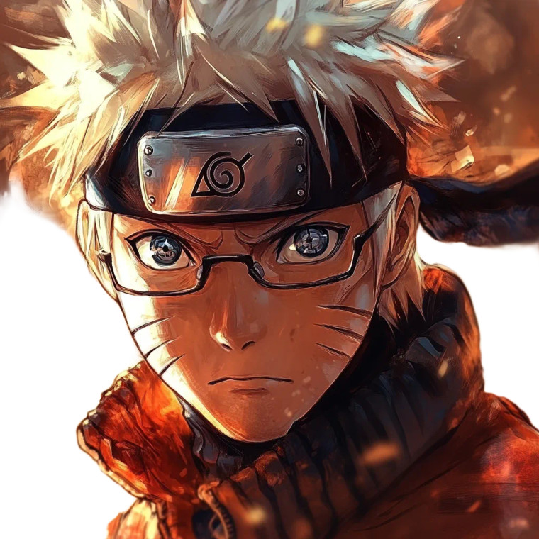 Naruto With Glasses Vinyl Car Decal Sticker – Waterproof & UV-Resistant 8"