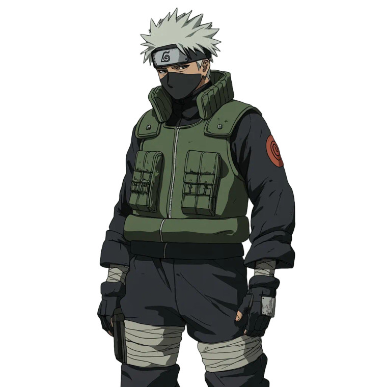 Naruto Fusion Kakashi Vinyl Car Decal Sticker – Waterproof & UV-Resistant 8"