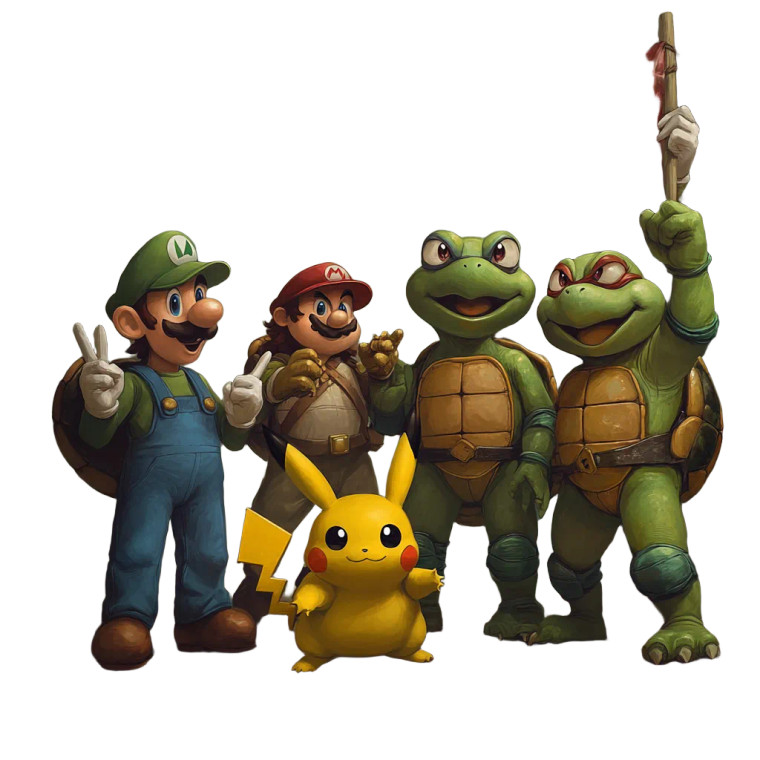 Mario Bros Celebration Vinyl Car Decal Sticker – Waterproof & UV-Resistant 8"