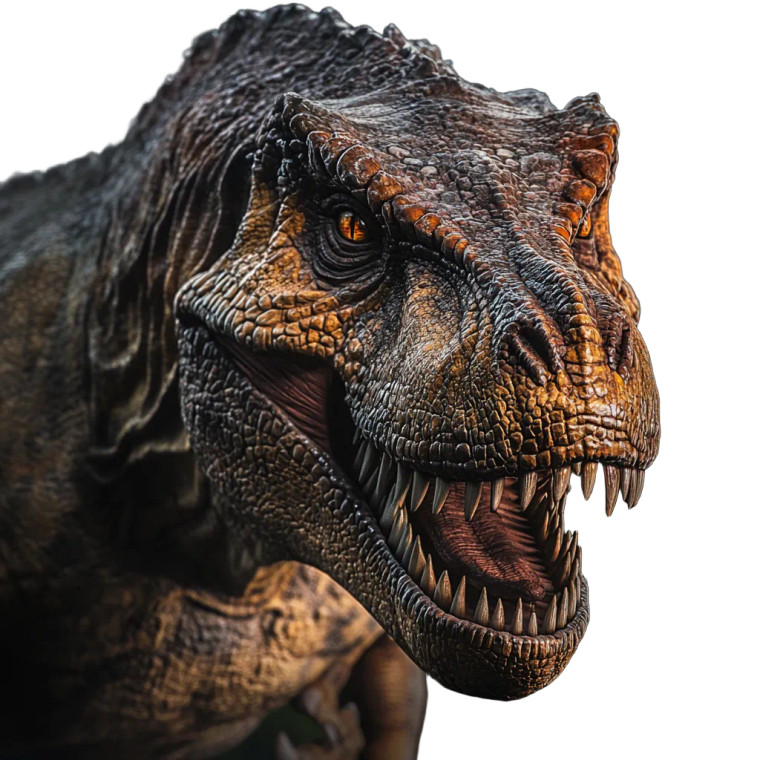 Tyrannosaurus Rex Close-Up Vinyl Car Decal Sticker – Waterproof & UV-Resistant 8"