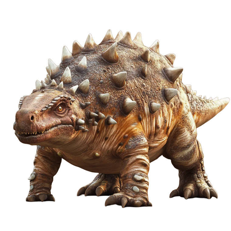 Ankylosaurus Dinosaur Vinyl Car Decal Sticker – Waterproof & UV-Resistant 8"