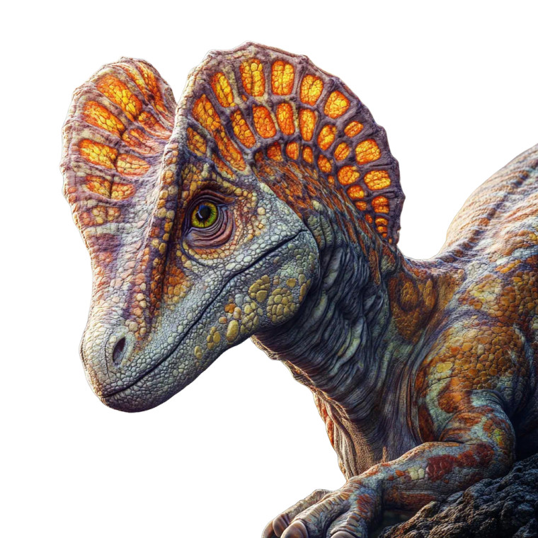 Magnificent Parasaurolophus Vinyl Car Decal Sticker – Waterproof & UV-Resistant 8"