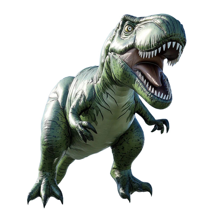 Giant Inflatable T-Rex Vinyl Car Decal Sticker – Waterproof & UV-Resistant 8"