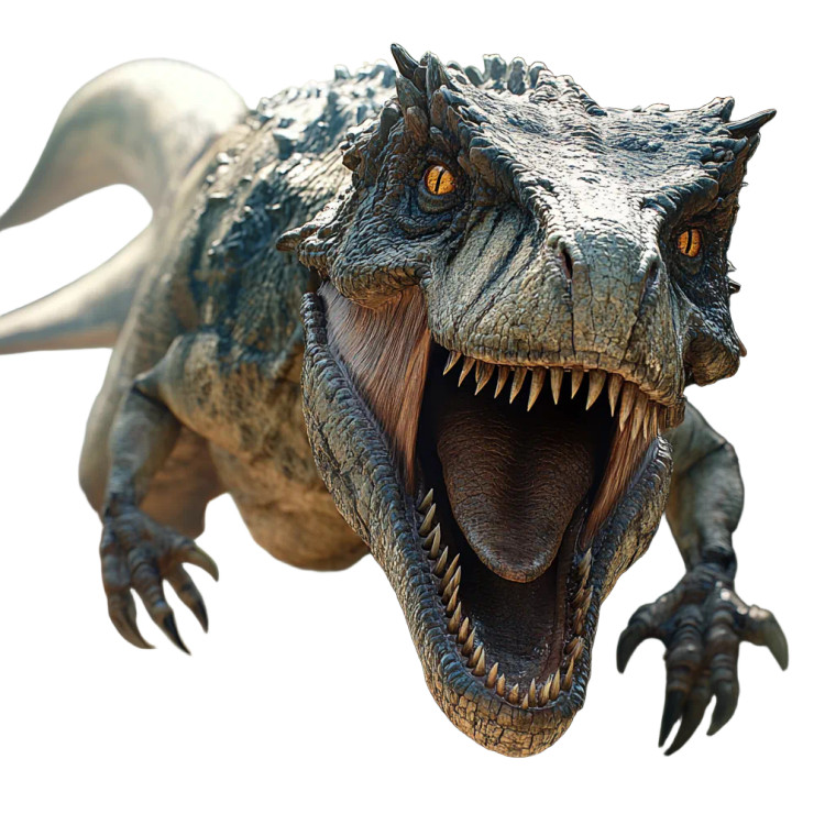 Allosaurus Description Vinyl Car Decal Sticker – Waterproof & UV-Resistant 8"