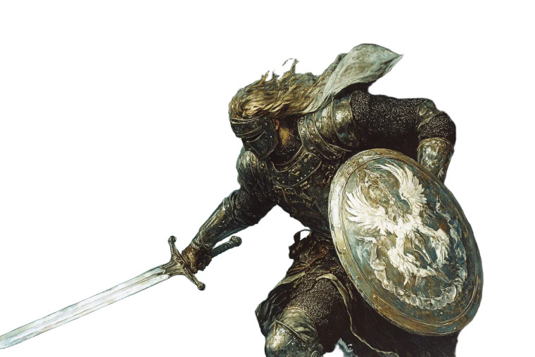 Echo Knight Fighter Vinyl Car Decal Sticker – Waterproof & UV-Resistant 8"