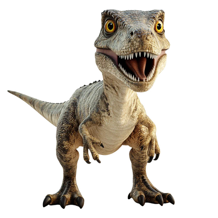 Cute T-Rex Vinyl Car Decal Sticker – Waterproof & UV-Resistant 8"