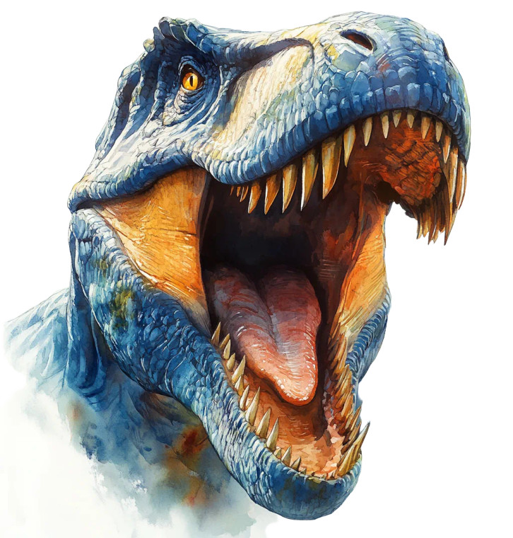 Roaring T-Rex Head Vinyl Car Decal Sticker – Waterproof & UV-Resistant 8"