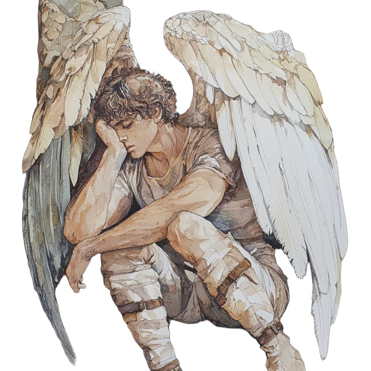 Messenger At Rest Vinyl Car Decal Sticker – Waterproof & UV-Resistant 8"