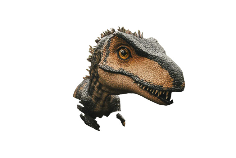 Baby Shunosaurus Feeding Vinyl Car Decal Sticker – Waterproof & UV-Resistant 8"