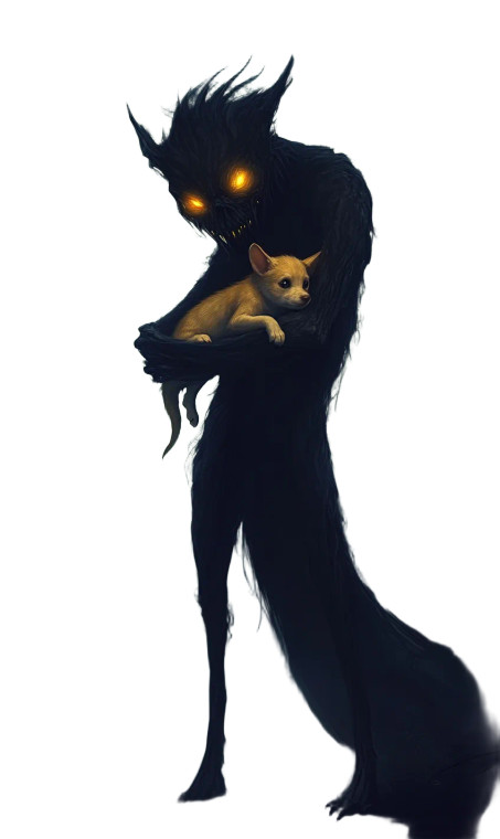 Demonic Guardian Vinyl Car Decal Sticker – Waterproof & UV-Resistant 8"