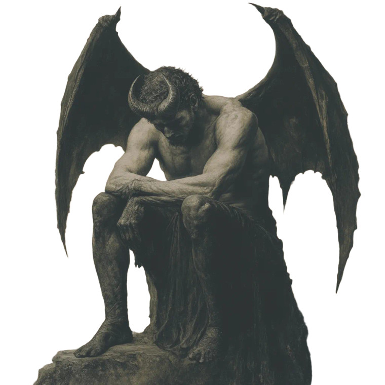 Devil V2 Vinyl Car Decal Sticker – Waterproof & UV-Resistant 8"