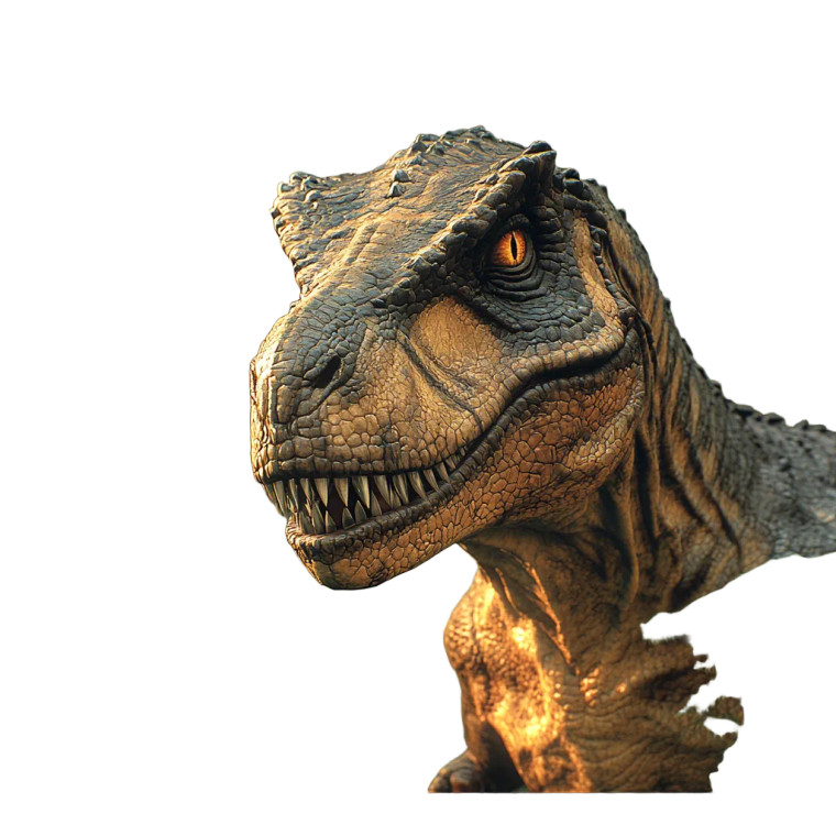 Human-Faced T-Rex Vinyl Car Decal Sticker – Waterproof & UV-Resistant 8"