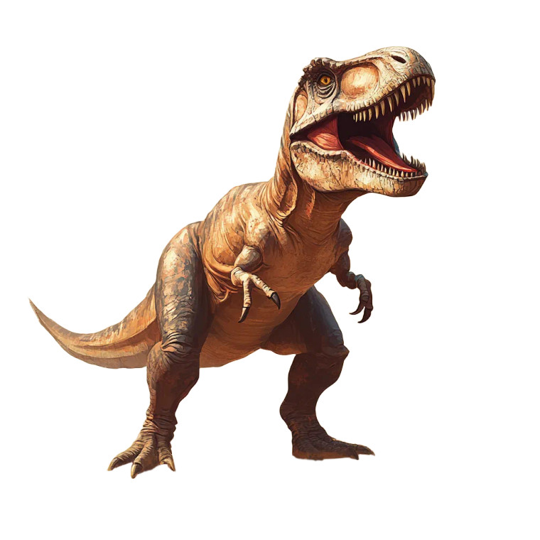 Side-View T Rex Vinyl Car Decal Sticker – Waterproof & UV-Resistant 8"