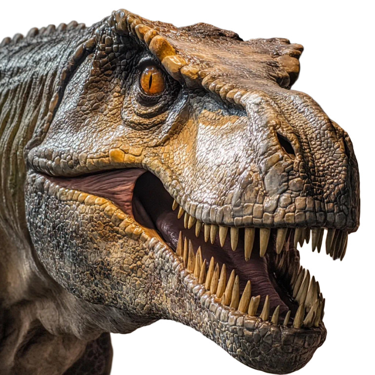 T-Rex Side Face Vinyl Car Decal Sticker – Waterproof & UV-Resistant 8"