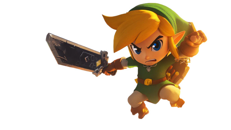 Toon Link Fighting Vinyl Car Decal Sticker – Waterproof & UV-Resistant 8"