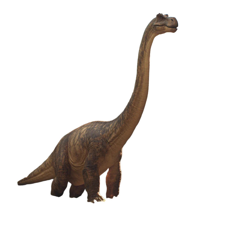 Majestic Glowing Brachiosaurus Vinyl Car Decal Sticker – Waterproof & UV-Resistant 8"