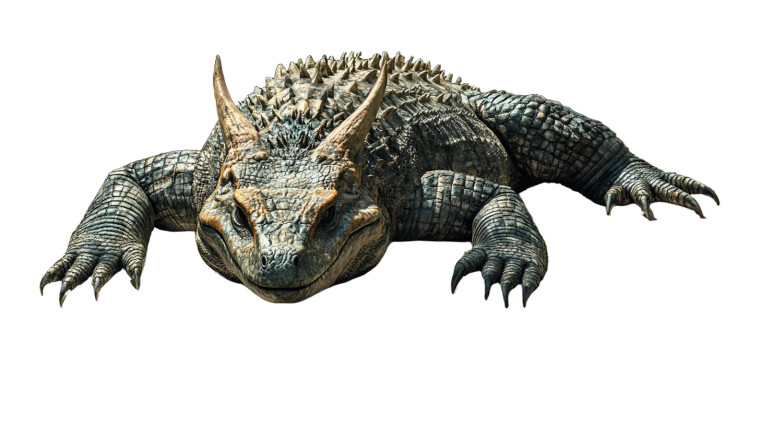 Dragon-Croc Hybrid Vinyl Car Decal Sticker – Waterproof & UV-Resistant 8"