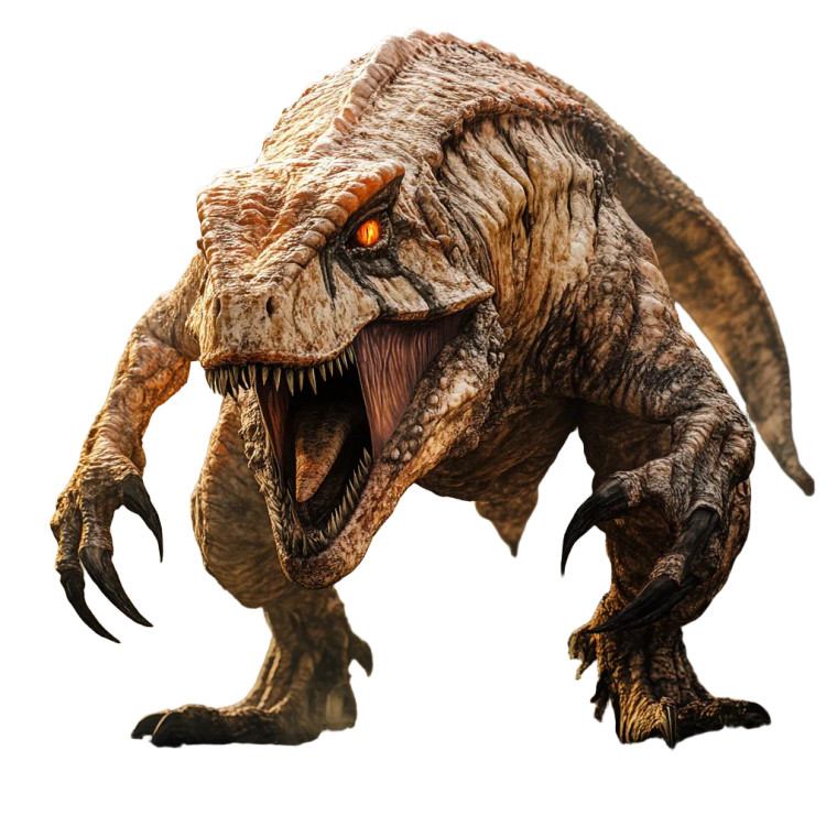 Dinosaur Mind Flayer Vinyl Car Decal Sticker – Waterproof & UV-Resistant 8"