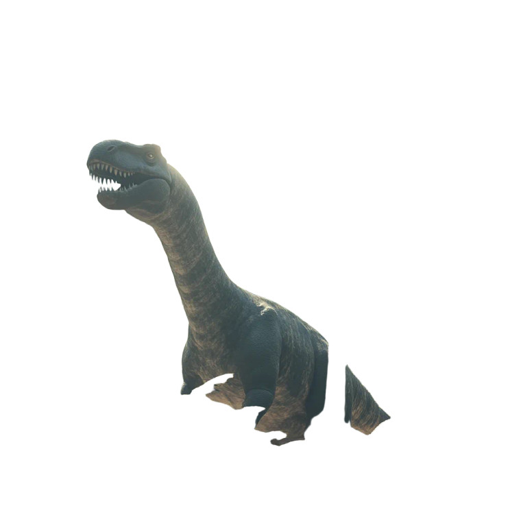 Hipposaurus Jungle Vinyl Car Decal Sticker – Waterproof & UV-Resistant 8"