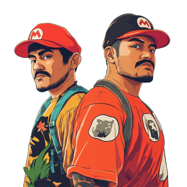 Mārio Brothers Vinyl Car Decal Sticker – Waterproof & UV-Resistant 8"